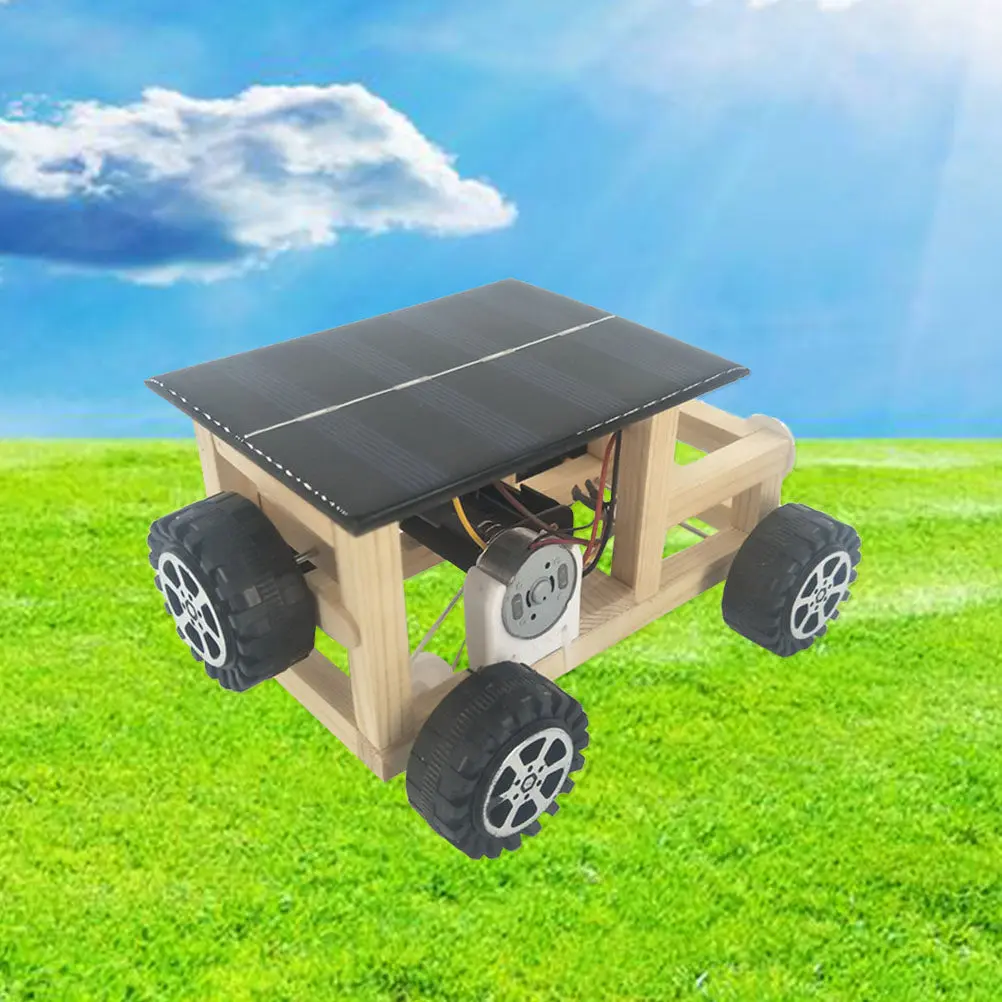 Solar Car DIY Wooden Assembly Creative Educational Handmade Science Technology Experiment Learning Gift for Kids Students
Solar Car DIY Wooden Assembly Creative Educational Handmade Science Technology Experiment Learning Gift for Kids Students
