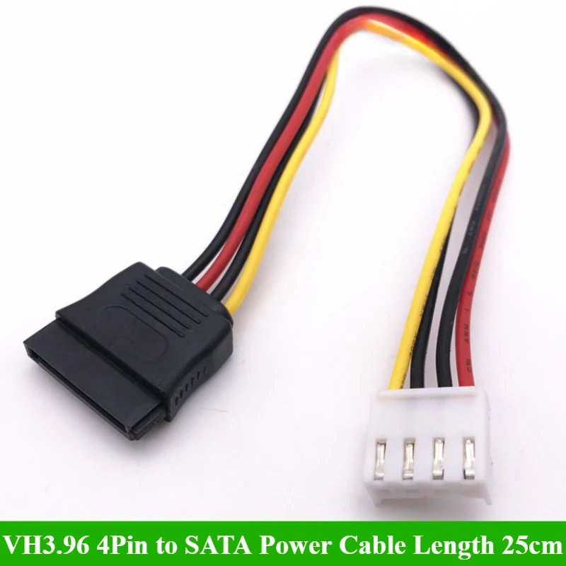 VH3.96 4Pin To SATA Power Cable for Hikvision DAHUA Mini VCR IP Camera CCTV Video Recorder Hard Disk Power Cable Length 25CM
VH3.96 4Pin To SATA Power Cable for Hikvision DAHUA Mini VCR IP Camera CCTV Video Recorder Hard Disk Power Cable Length 25CM