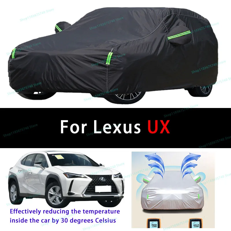 Летние автомобильные чехлы для Lexus UX, уличная Защита от солнца, УФ-лучей, пыли, охлаждения, защитный чехол для автомобиля
Летние автомобильные чехлы для Lexus UX, уличная Защита от солнца, УФ-лучей, пыли, охлаждения, защитный чехол для автомобиля