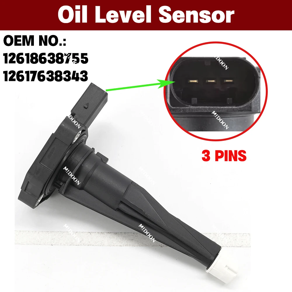 12618638755 Engine Oil Level Sensor Fits For BMW F20 F21 F22 F23 F30 F31 F32 12617638343 7638343
12618638755 Engine Oil Level Sensor Fits For BMW F20 F21 F22 F23 F30 F31 F32 12617638343 7638343