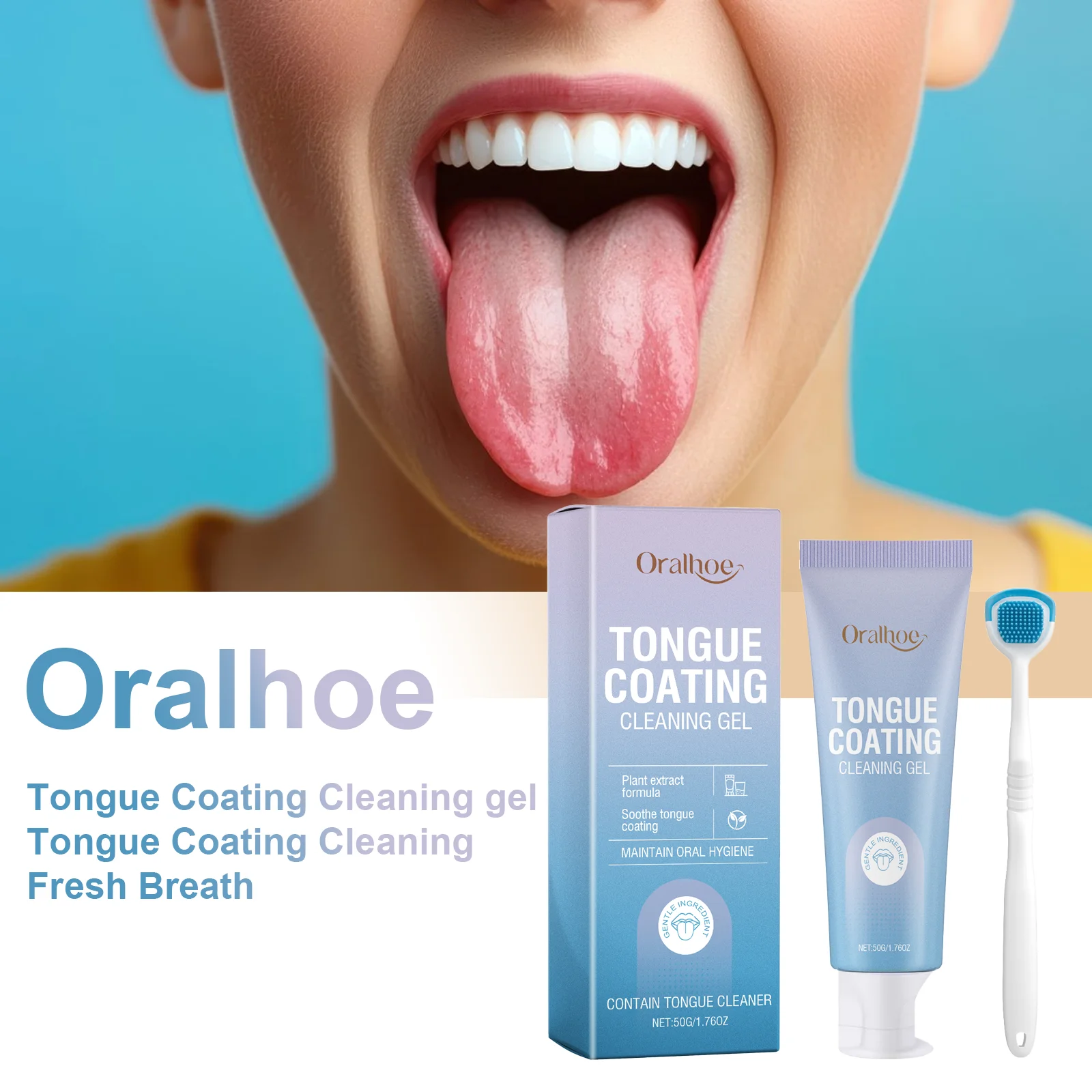 Tongue Coating Cleaning Gel set Safety Ingredients Remove Oral Odor Fresh Breath Adult Daily Oral Care Tongue Coating Cleaner
Tongue Coating Cleaning Gel set Safety Ingredients Remove Oral Odor Fresh Breath Adult Daily Oral Care Tongue Coating Cleaner