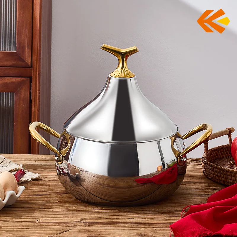 Yjq creative grapefruit pot stainless steel thickened soup pot three-layer steel soup multi-function
Yjq creative grapefruit pot stainless steel thickened soup pot three-layer steel soup multi-function