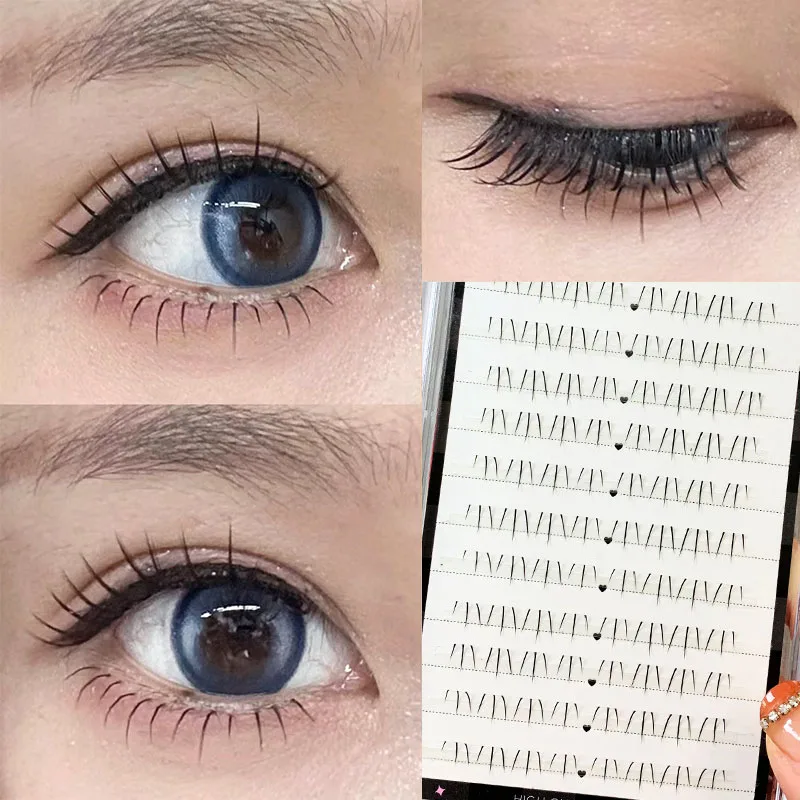 New Korean Eyelashes Single Cluster False Eyelashes Transparent Stem Natural Simulation Eyelash Extension Reusable Makeup Tool
New Korean Eyelashes Single Cluster False Eyelashes Transparent Stem Natural Simulation Eyelash Extension Reusable Makeup Tool