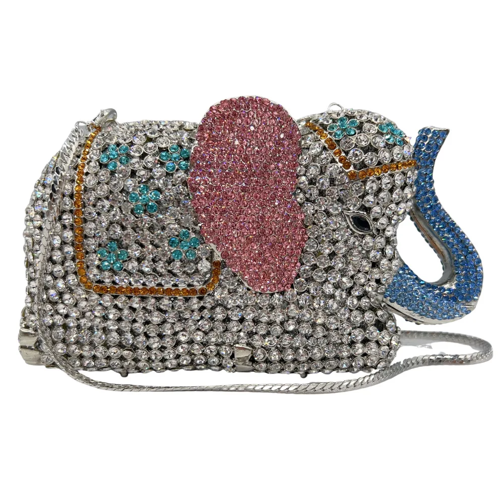 Elephant Crystal Hollow Elephant Diamond Dinner Bag Banquet Female Diamond High-End Ladies' Banquet Bag Bolsas Marcas Originales
Elephant Crystal Hollow Elephant Diamond Dinner Bag Banquet Female Diamond High-End Ladies' Banquet Bag Bolsas Marcas Originales