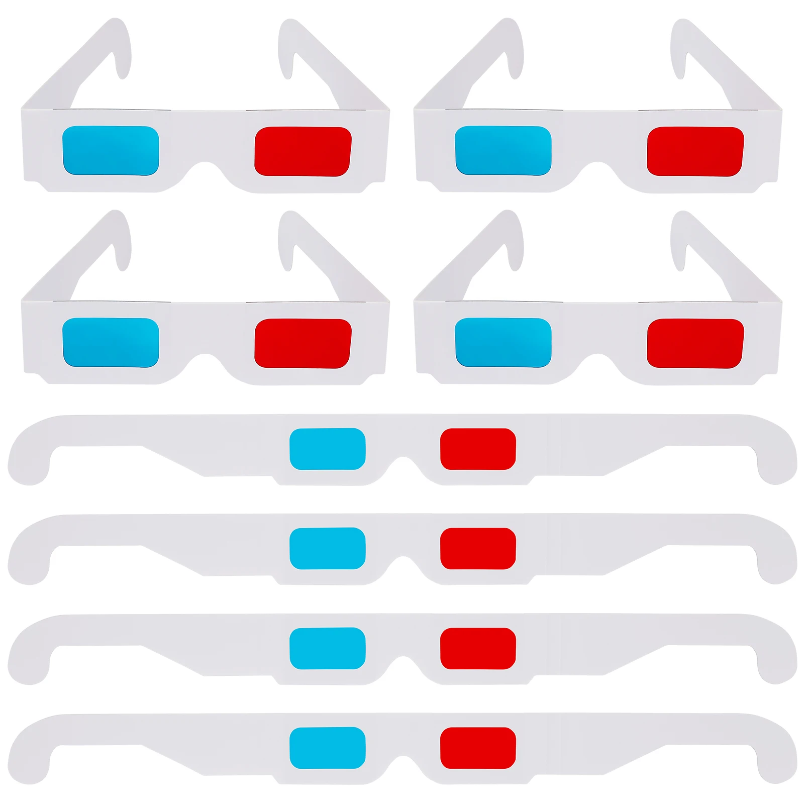 100pcs Glasses Red Blue Movies 3D Movies Glasses Paper Cardboard Lightweight Frame Anaglyph Home Universal Portable Fun
100pcs Glasses Red Blue Movies 3D Movies Glasses Paper Cardboard Lightweight Frame Anaglyph Home Universal Portable Fun