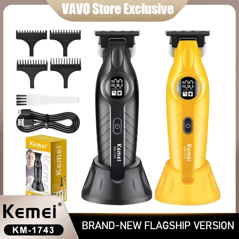 KM-1743 Профессиональные машинки для стрижки волос, набор для мужчин, триммер для волос с беспроводной зарядкой через USB, мужские профессиональные машинки для стрижки волос
KM-1743 Профессиональные машинки для стрижки волос, набор для мужчин, триммер для волос с беспроводной зарядкой через USB, мужские профессиональные машинки для стрижки волос
