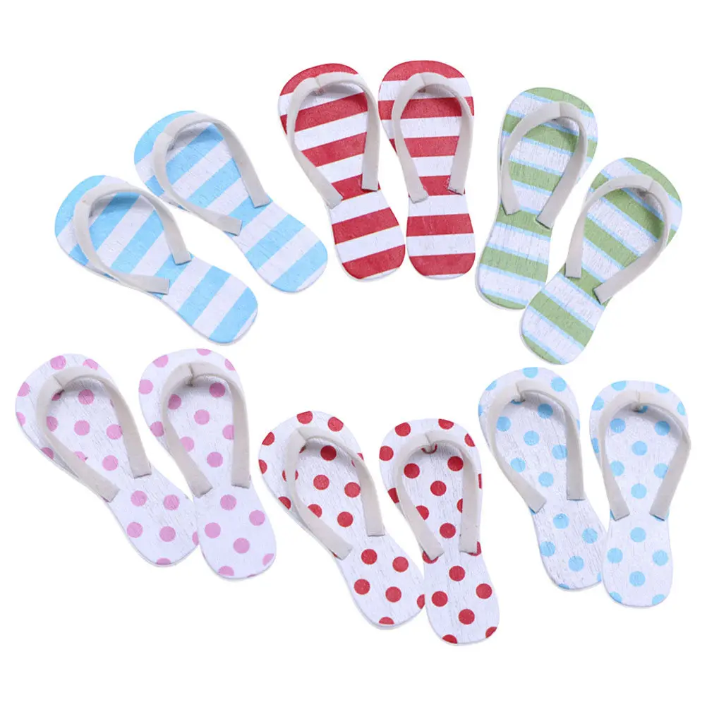 6Pairs Miniature Slippers Hard Smooth Surface Multi-Purpose Mini House Shoes Decoration DIY Scene Layout Accessories
6Pairs Miniature Slippers Hard Smooth Surface Multi-Purpose Mini House Shoes Decoration DIY Scene Layout Accessories