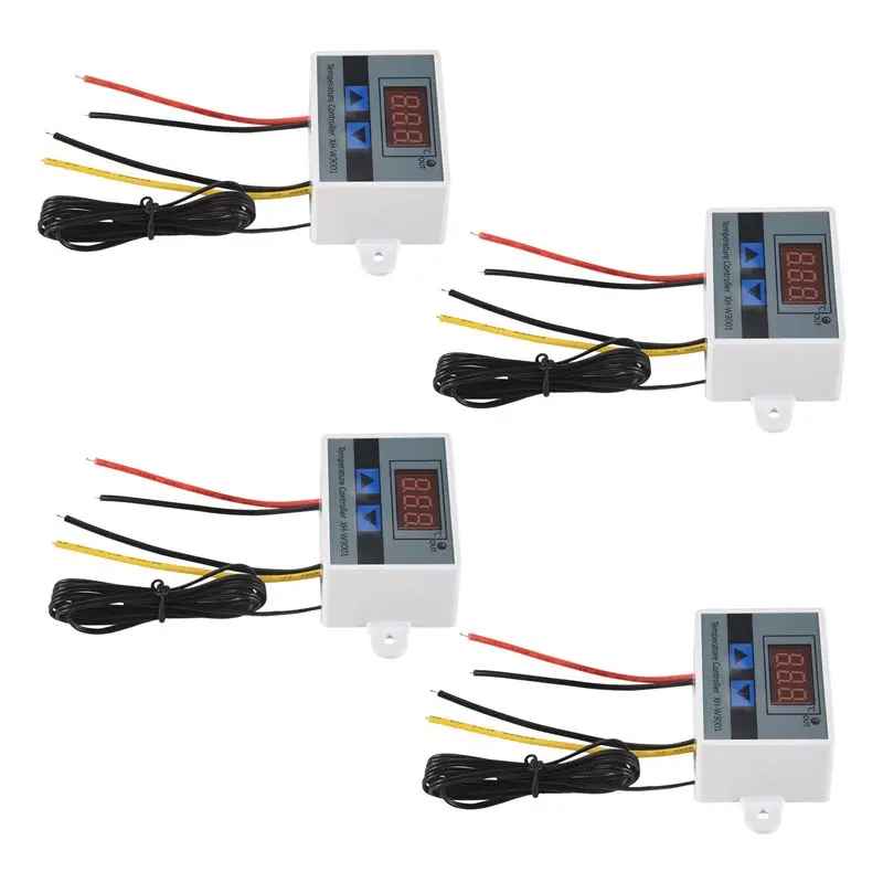 ABLU-4Pc XH-W3001 Digital Temperature Controller Module Thermostat Switch Waterproof Probe Electronic Thermostat 12V 10A 120W
ABLU-4Pc XH-W3001 Digital Temperature Controller Module Thermostat Switch Waterproof Probe Electronic Thermostat 12V 10A 120W