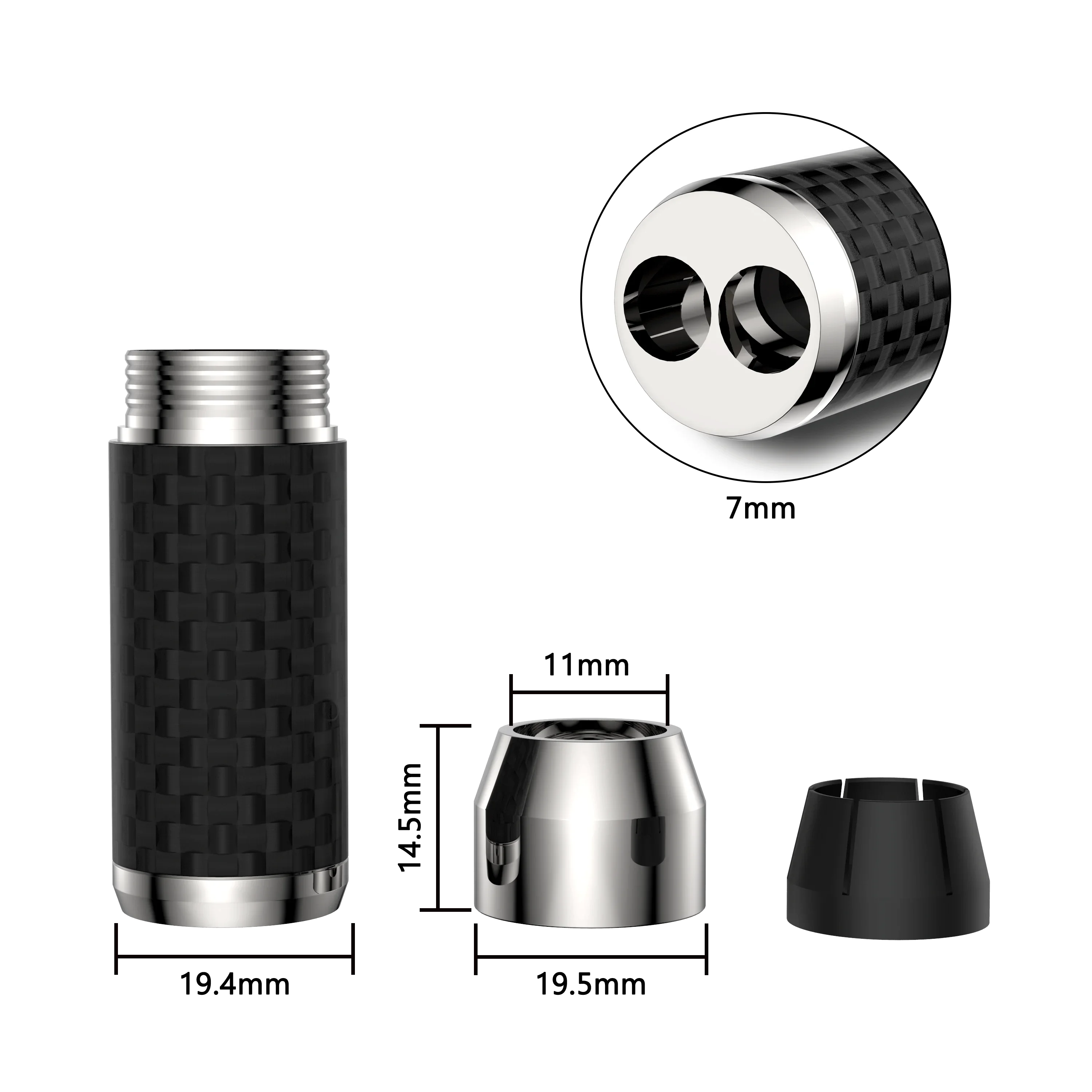 2/4pcs Black Carbon Fiber Boot Cable Pants 1 to 2 Y Splitter Audio Speaker DIY Wire Connector 11mm to 2x7mm Holes
2/4pcs Black Carbon Fiber Boot Cable Pants 1 to 2 Y Splitter Audio Speaker DIY Wire Connector 11mm to 2x7mm Holes