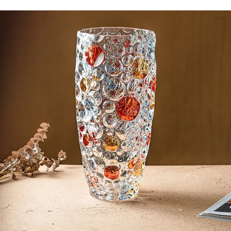 Colored Glass Polka Dot Vase Desktop Decoration Flower Arrangement Vases Hydroponic Living Room Aesthetic
Colored Glass Polka Dot Vase Desktop Decoration Flower Arrangement Vases Hydroponic Living Room Aesthetic