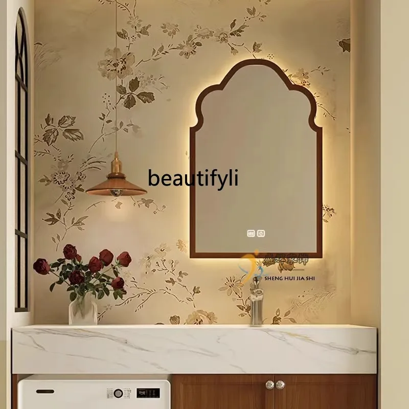 French retro bathroom vanity mirror dresser vanity mirror large decorative wall-mounted bathroom mirror
French retro bathroom vanity mirror dresser vanity mirror large decorative wall-mounted bathroom mirror