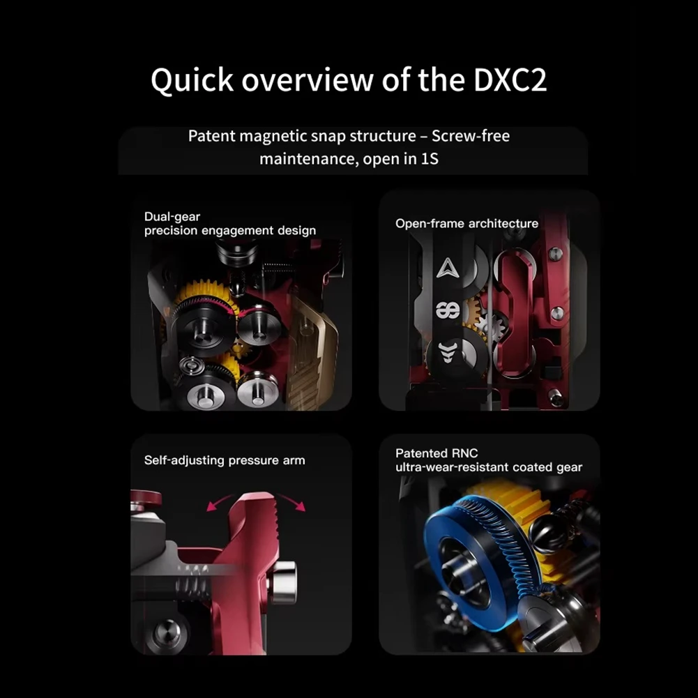 (B63C) For Creality K2 Series DXC2 Extruder One Snap Away D3vil Fang Cutter System with Motor for K2 PRO 3D Printer Parts
(B63C) For Creality K2 Series DXC2 Extruder One Snap Away D3vil Fang Cutter System with Motor for K2 PRO 3D Printer Parts