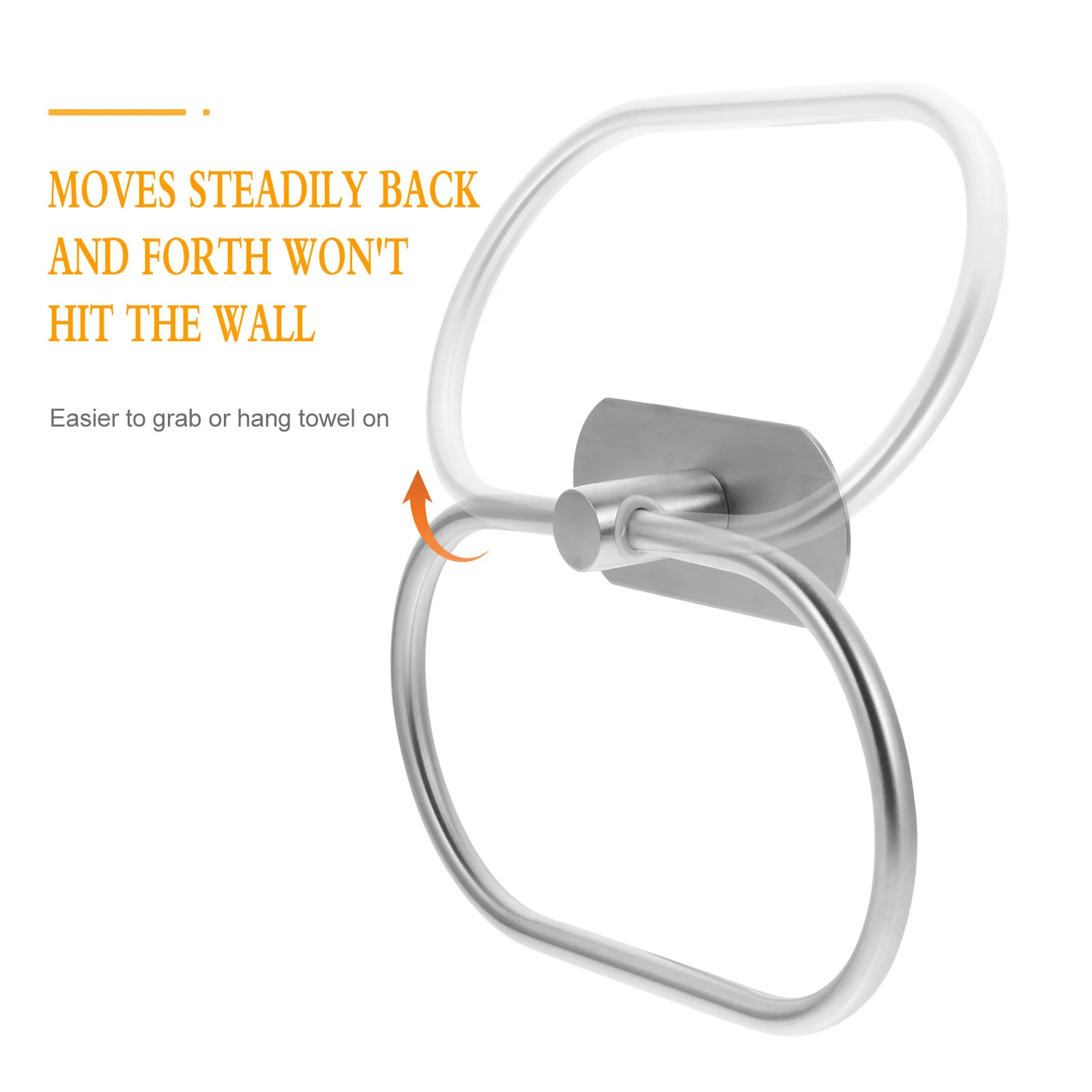 Stainless Steel Mount Heavy Duty Hanger Holder Bathroom Ring For Bathroom Kitchen Oval Towel Ring Bedroom Towel Hanger
Stainless Steel Mount Heavy Duty Hanger Holder Bathroom Ring For Bathroom Kitchen Oval Towel Ring Bedroom Towel Hanger