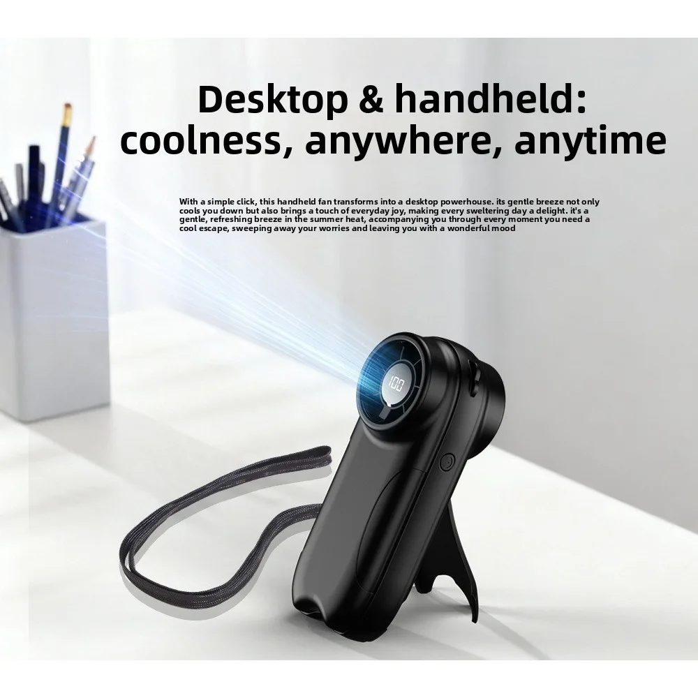 2026 New High-speed Handheld Fan Desktop Digital Display Fan Long Battery Life Outdoor Portable Mini Compact, Refreshing Cool
2026 New High-speed Handheld Fan Desktop Digital Display Fan Long Battery Life Outdoor Portable Mini Compact, Refreshing Cool