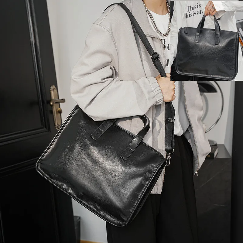 Large Capacity Handbags Men Business Laptop Bag Top-Handle Bags Briefcase With Shoulder Strap Mens Travel Crossbody bag Totes 가방
Large Capacity Handbags Men Business Laptop Bag Top-Handle Bags Briefcase With Shoulder Strap Mens Travel Crossbody bag Totes 가방