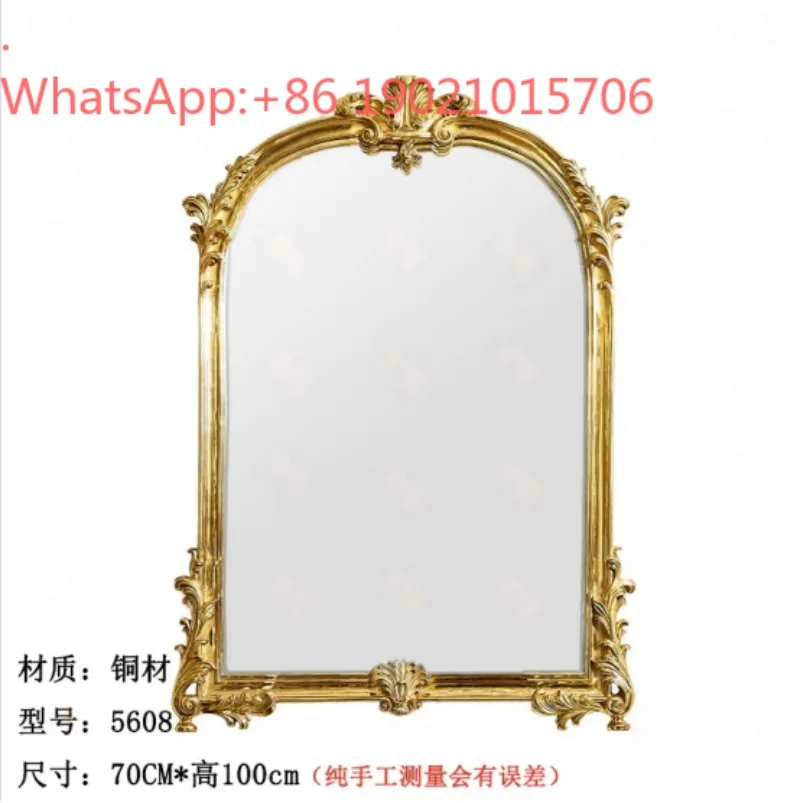 CL Boutique Heavy Industry Luxury Brass Entrance Mirror Oval Heavy Industry Carved Pigeon Vintage Full Copper Mirror
CL Boutique Heavy Industry Luxury Brass Entrance Mirror Oval Heavy Industry Carved Pigeon Vintage Full Copper Mirror