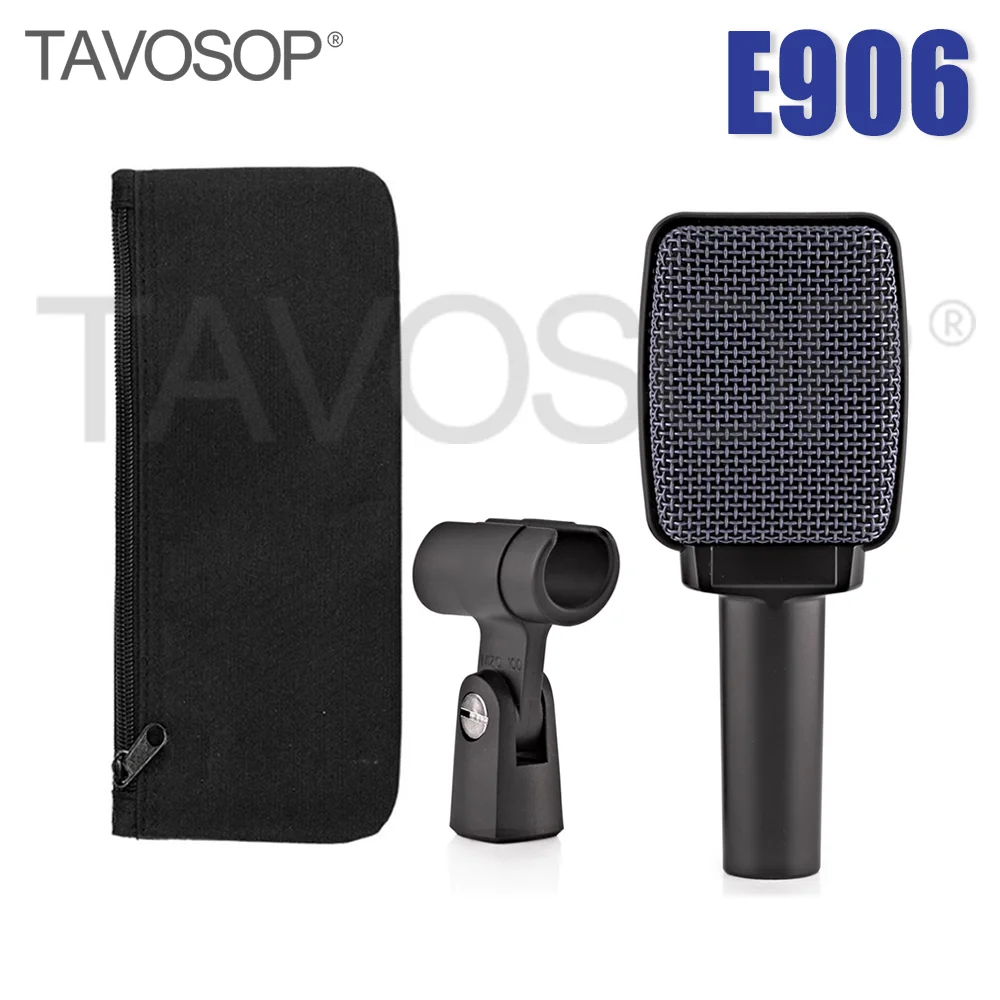 High Quality E906 Professional Super Cardioid Instrument Microphone with Clamp for Drum Guitar Recording Stage Performance Live
High Quality E906 Professional Super Cardioid Instrument Microphone with Clamp for Drum Guitar Recording Stage Performance Live