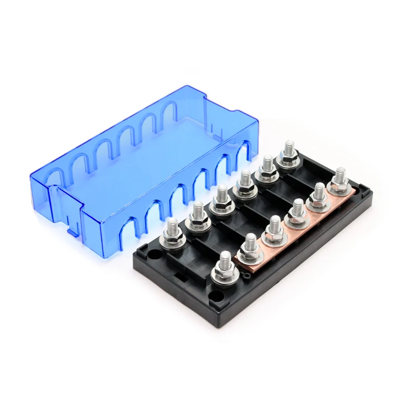 ANM MEGA 6Way Inline Fuse Box Holder with Bolt-Down Studs - Automotive Fuse Panel Mounting Bracket
ANM MEGA 6Way Inline Fuse Box Holder with Bolt-Down Studs - Automotive Fuse Panel Mounting Bracket