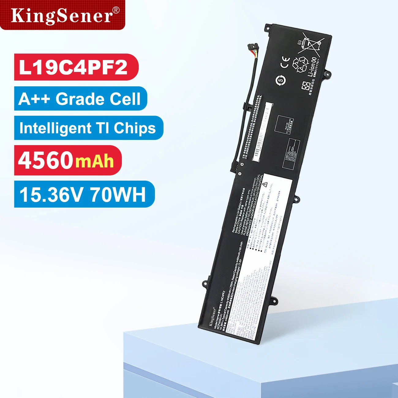 KingSener L19C4PF2 L19M4PF2 Аккумулятор для ноутбука Lenovo Yoga 7-15IMH05 S750-15 Series Notebook 15,36 В 4560 мАч/70 Втч
KingSener L19C4PF2 L19M4PF2 Аккумулятор для ноутбука Lenovo Yoga 7-15IMH05 S750-15 Series Notebook 15,36 В 4560 мАч/70 Втч