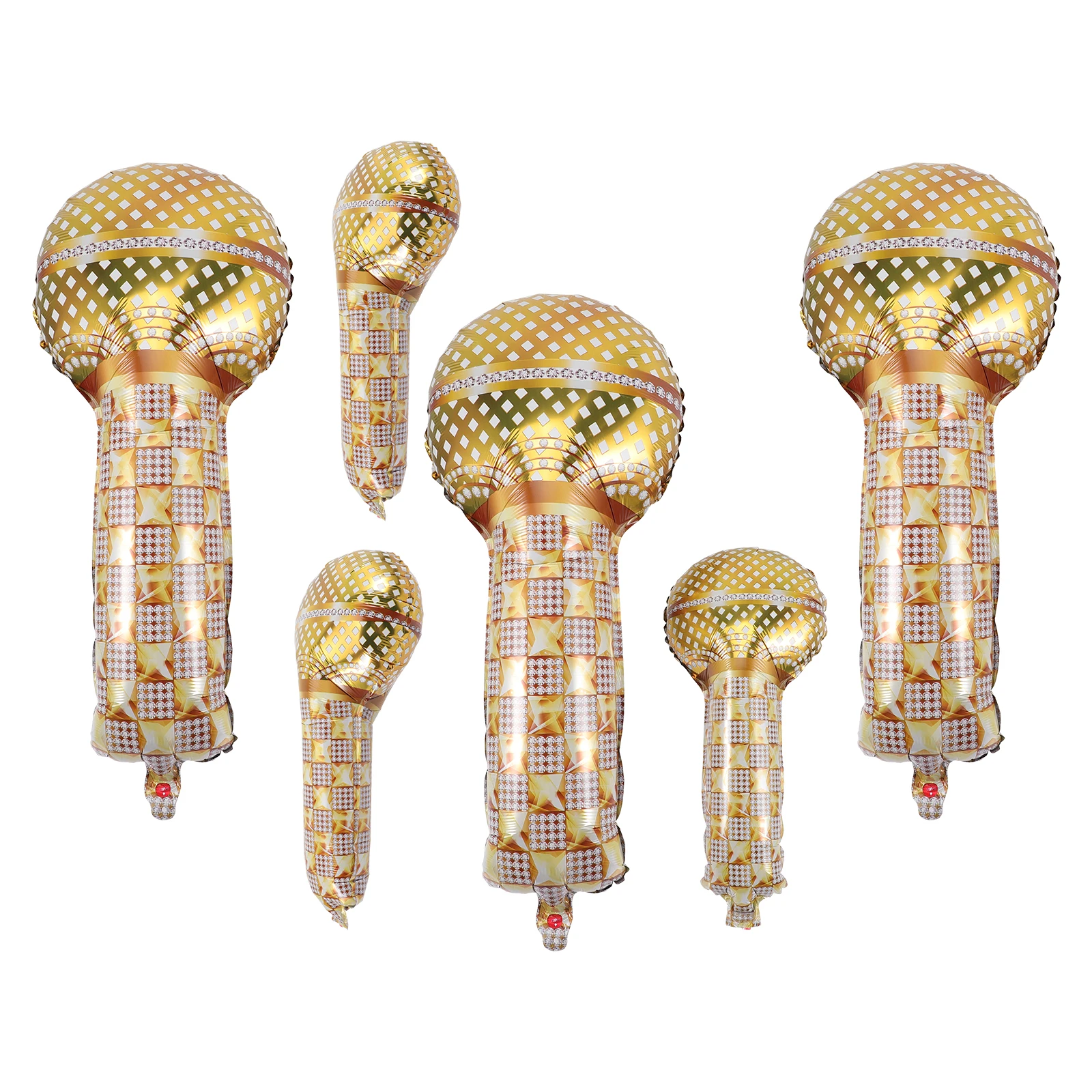 6 Pcs Microphone Balloon Aluminum Foil Balloons Birthday Party Aluminum Foil Balloons For Birthday Decor Small 3pcs Large 3pcs
6 Pcs Microphone Balloon Aluminum Foil Balloons Birthday Party Aluminum Foil Balloons For Birthday Decor Small 3pcs Large 3pcs