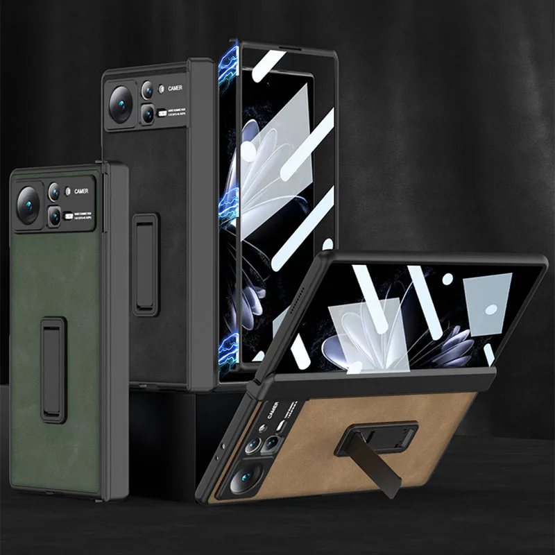 Матовый чехол из искусственной кожи с магнитными петлями для Xiaomi Mi Mix Fold 2
Матовый чехол из искусственной кожи с магнитными петлями для Xiaomi Mi Mix Fold 2