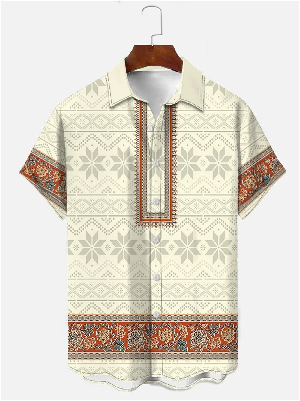 Men's Shirt Art Pattern Print Casual Shirt Short Sleeve Oversized Top Summer Vintage Flower Pattern Beach Y2k Fashion Clothing
Men's Shirt Art Pattern Print Casual Shirt Short Sleeve Oversized Top Summer Vintage Flower Pattern Beach Y2k Fashion Clothing
