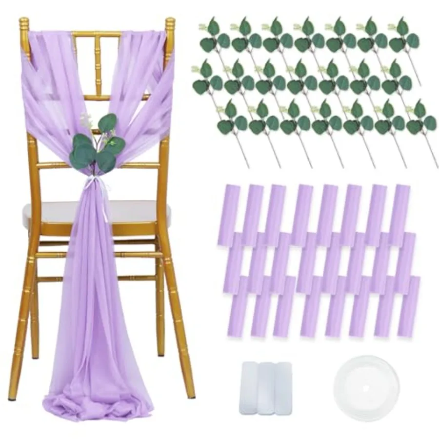 Wedding Chair Sashes Chair Bows 24 Pack 8Feet Long Sheer Tulle Chairs Sashes Covers Bulk Aisle Decorations for Wedding Ceremony
Wedding Chair Sashes Chair Bows 24 Pack 8Feet Long Sheer Tulle Chairs Sashes Covers Bulk Aisle Decorations for Wedding Ceremony
