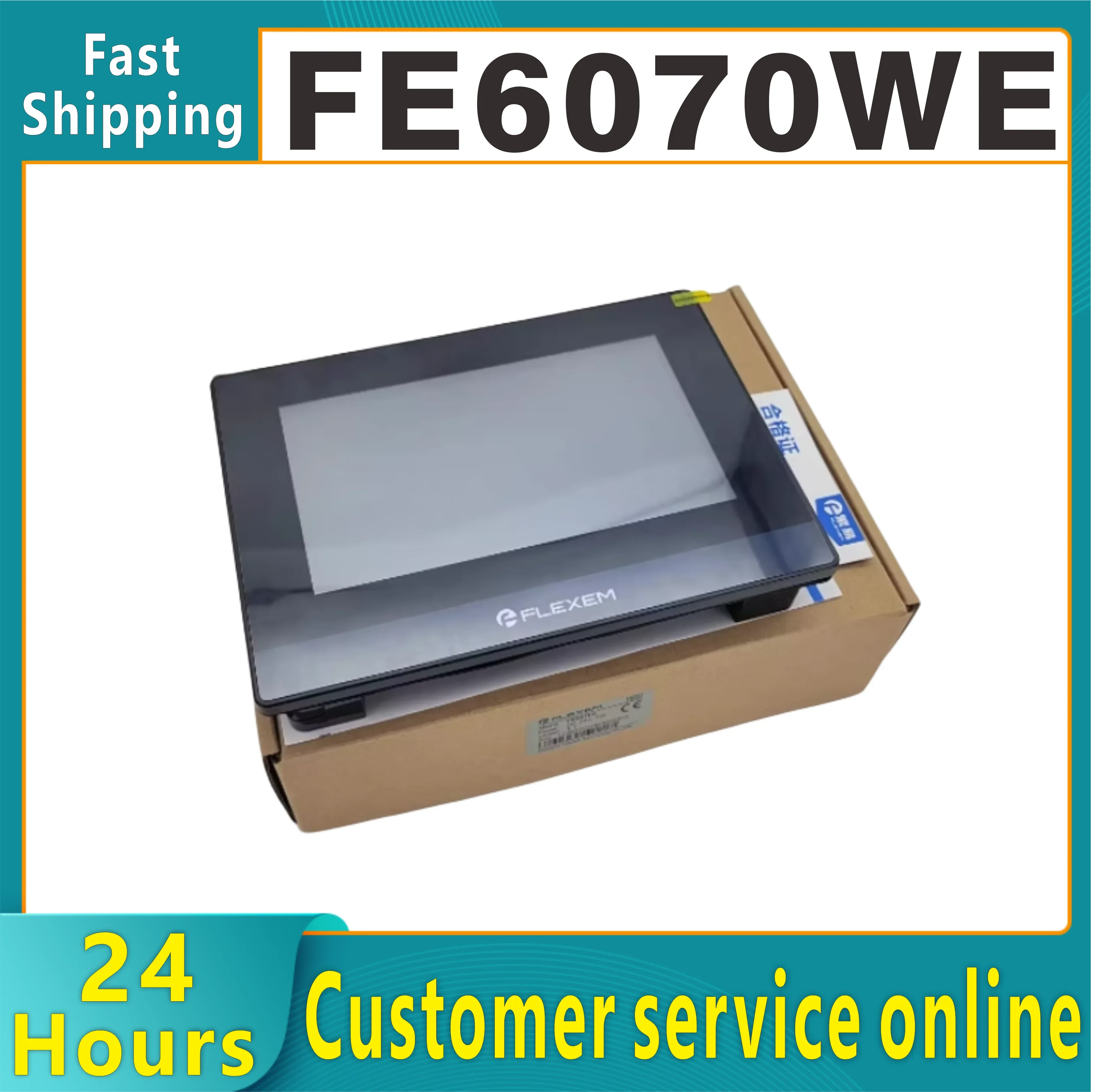 FLEXEM 7"HMI FE3070C FE6070WE FE7070W F007N Industrial touch screen 1024*600 Compatible with various PLC Remote control Ethernet
FLEXEM 7"HMI FE3070C FE6070WE FE7070W F007N Industrial touch screen 1024*600 Compatible with various PLC Remote control Ethernet