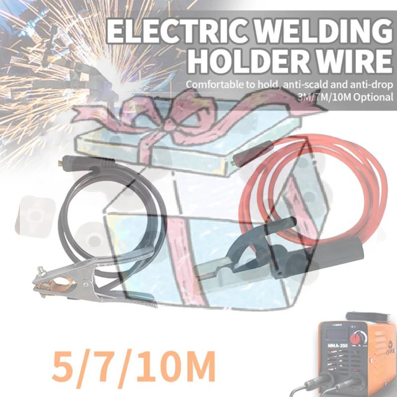 【CCA】200cm-10M Professional Copper Welding Wire Cable 300A With Electrode Holder And Connector Heavy Duty Power Welding Tools
【CCA】200cm-10M Professional Copper Welding Wire Cable 300A With Electrode Holder And Connector Heavy Duty Power Welding Tools