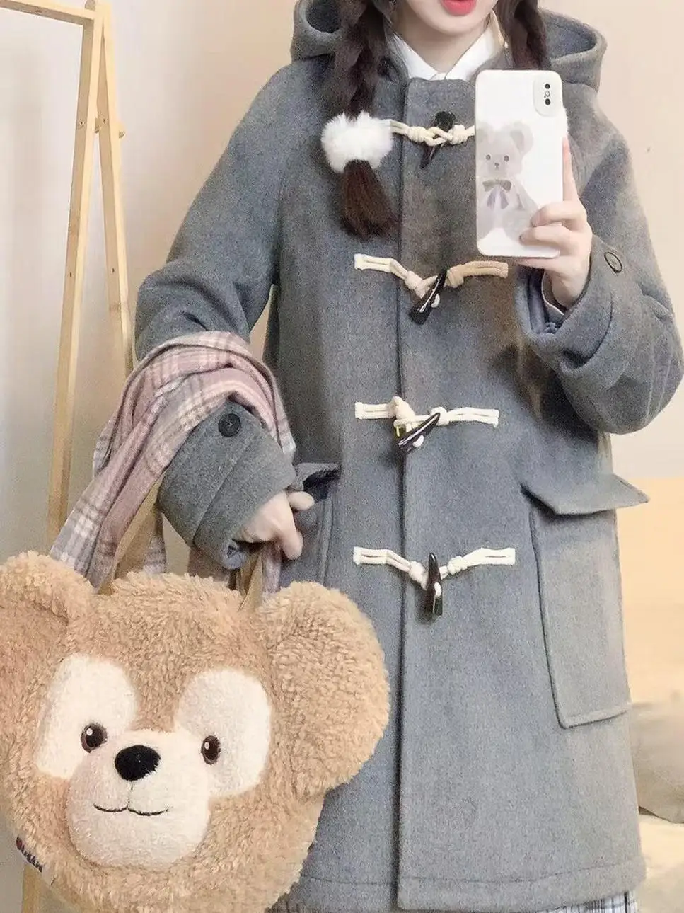 Winter Thickened Woolen Coat for Women Jk Style with Hat Japanese Sweet Style Loose Fit Long Sleeve Stand Collar Color
Winter Thickened Woolen Coat for Women Jk Style with Hat Japanese Sweet Style Loose Fit Long Sleeve Stand Collar Color