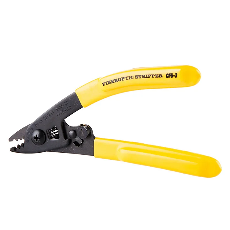 BAAG-3X CFS-3 Optical Fiber Wire Stripper, Stripping Cold Splicing Tool To Strip Coating Skin Of Optical Fiber Cable Pigtail
BAAG-3X CFS-3 Optical Fiber Wire Stripper, Stripping Cold Splicing Tool To Strip Coating Skin Of Optical Fiber Cable Pigtail