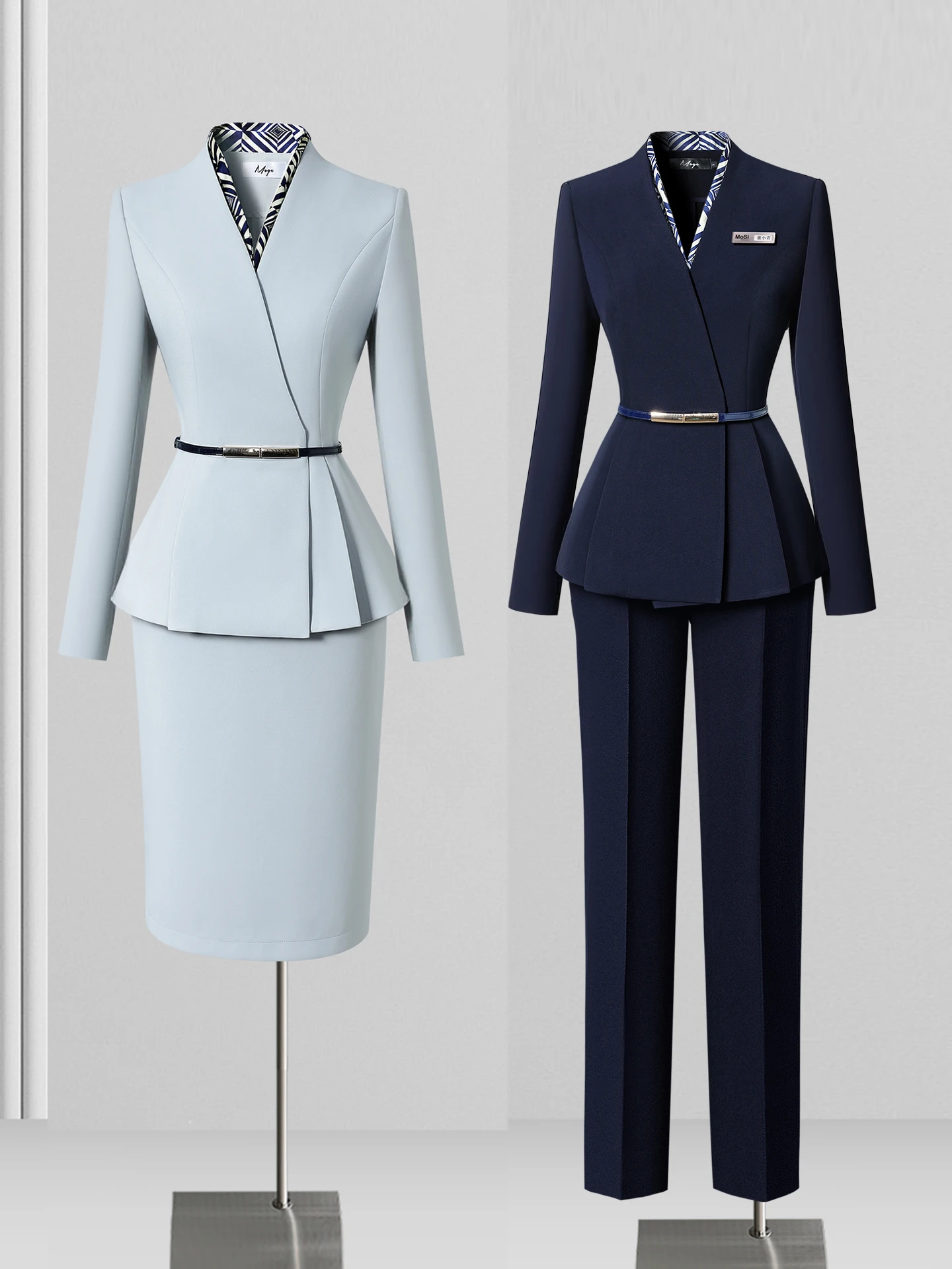 Elegant Professional Women's Suit Set for Spring Autumn Front Desk Reception High End Workwear for Jewelry Store
Elegant Professional Women's Suit Set for Spring Autumn Front Desk Reception High End Workwear for Jewelry Store