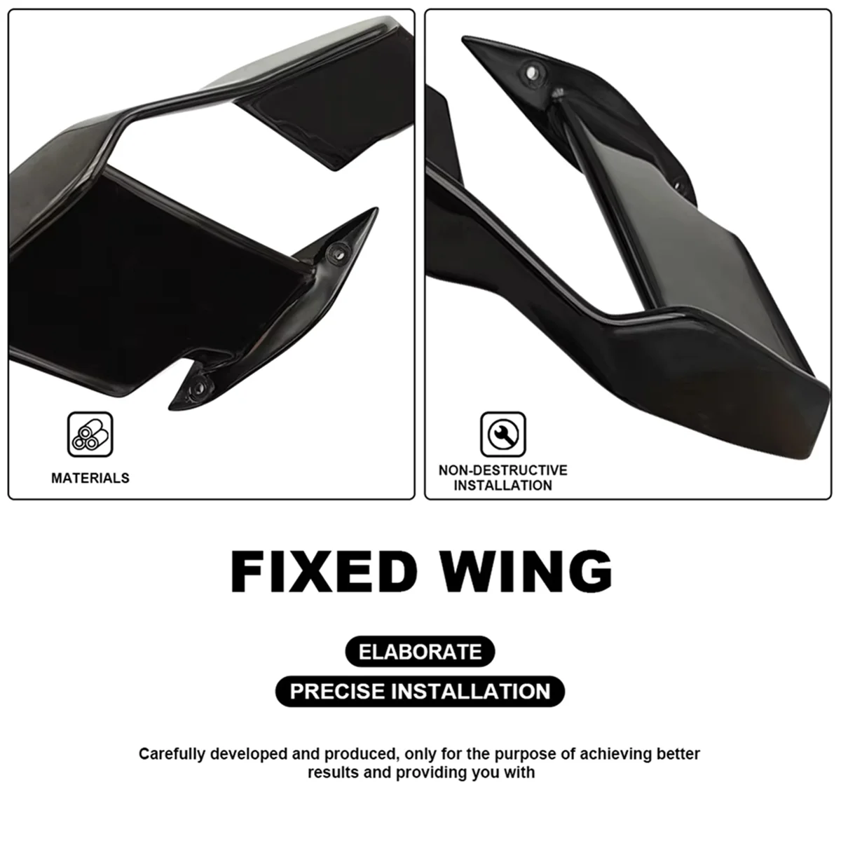 Motor-Motorcycle Fairing Winglet for S1000R M1000R 21-24 Windshield Wing Fairing Front Aerodynamic Spoiler Carbon
Motor-Motorcycle Fairing Winglet for S1000R M1000R 21-24 Windshield Wing Fairing Front Aerodynamic Spoiler Carbon