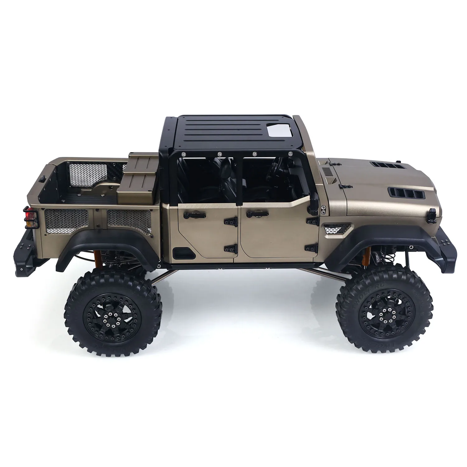 RTR RC Crawler TWOLF 1/10 TW-715 Metal Climbing Car Truck Off-road Vehicle with Sounds Lights Winch Smoking RC Toy
RTR RC Crawler TWOLF 1/10 TW-715 Metal Climbing Car Truck Off-road Vehicle with Sounds Lights Winch Smoking RC Toy