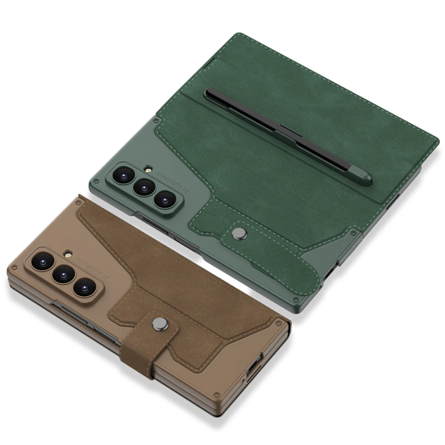 Frosted Leather Fold Stand Case For Samsung Galaxy Z Fold 7 6 Case With Stylus Pen Holder Screen Glass Cover For Galaxy Z Fold7
Frosted Leather Fold Stand Case For Samsung Galaxy Z Fold 7 6 Case With Stylus Pen Holder Screen Glass Cover For Galaxy Z Fold7