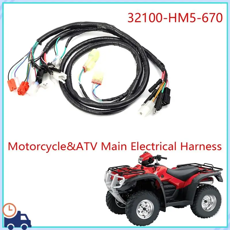 Основный электрический жгут, пластиковый основной электрический жгут для Honda Fourtrax 300 2X4/4X4 TRX300 TRX300FW 94-97 32100-HM5-670
Основный электрический жгут, пластиковый основной электрический жгут для Honda Fourtrax 300 2X4/4X4 TRX300 TRX300FW 94-97 32100-HM5-670