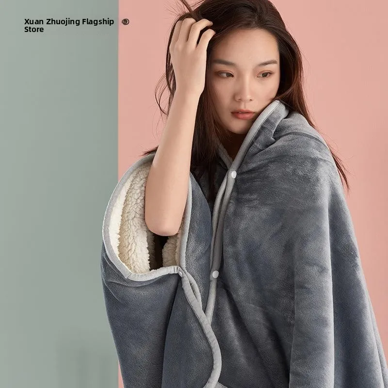 Thickened Double Layer Autumn Winter Flannel Blanket Office Nap Shoulder Wrap Sofa Lazy Blanket Warm Simple Style Polyester F...
Thickened Double Layer Autumn Winter Flannel Blanket Office Nap Shoulder Wrap Sofa Lazy Blanket Warm Simple Style Polyester F...
