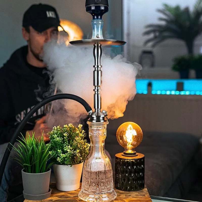 Big Size Stainless Steel Hookah Set Single Tube Water Smoking Pipe Full Kit
Big Size Stainless Steel Hookah Set Single Tube Water Smoking Pipe Full Kit
