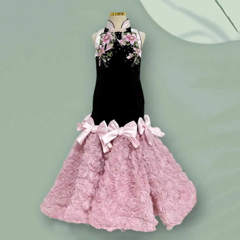 High-End Children's Chinese Evening Gown Host's Piano Performance Birthday Girls Party Dresses A4697 Vestidos Bridesmaid Dresses 
High-End Children's Chinese Evening Gown Host's Piano Performance Birthday Girls Party Dresses A4697 Vestidos Bridesmaid Dresses