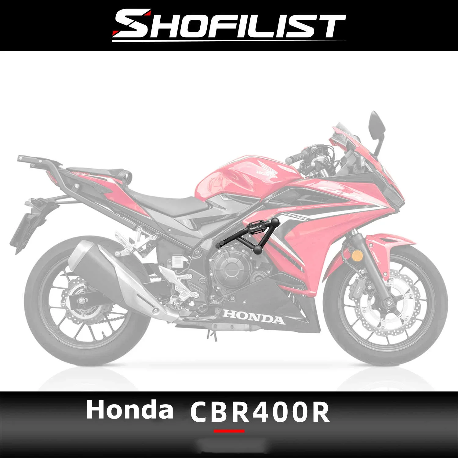 Motorcycle Engine Guard Highway Crash Bar Bumper Stunt Cage Motorcycle Frame Protection Bars for Honda CBR400R 2022 2023
Motorcycle Engine Guard Highway Crash Bar Bumper Stunt Cage Motorcycle Frame Protection Bars for Honda CBR400R 2022 2023