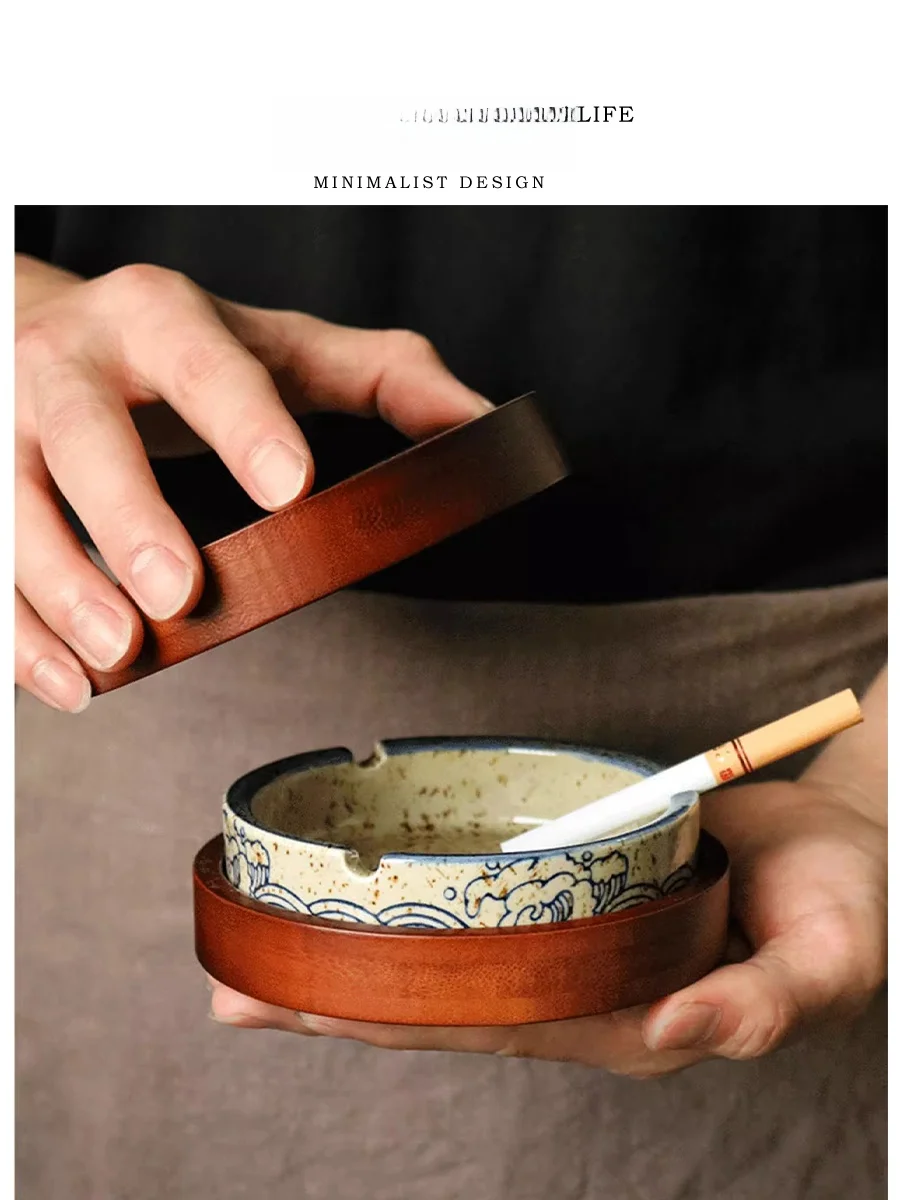 Tlife round Ceramic Ashtray Vintage Style with Lid Prevents Ash Flying Personalized Decorative Item for Home Use
Tlife round Ceramic Ashtray Vintage Style with Lid Prevents Ash Flying Personalized Decorative Item for Home Use
