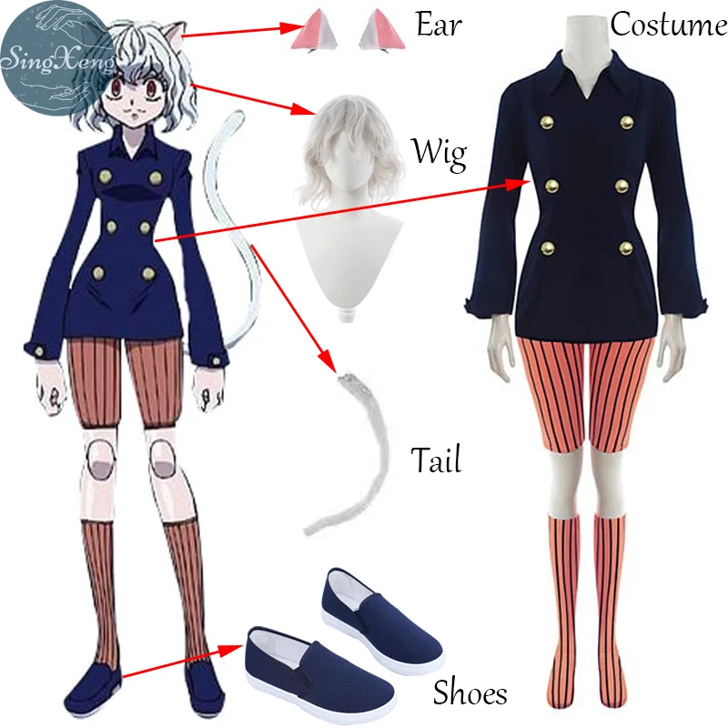 SingXeng Anime Neferpitou Cosplay Costumes Halloween Christmas Party Uniform Suits Customize
SingXeng Anime Neferpitou Cosplay Costumes Halloween Christmas Party Uniform Suits Customize