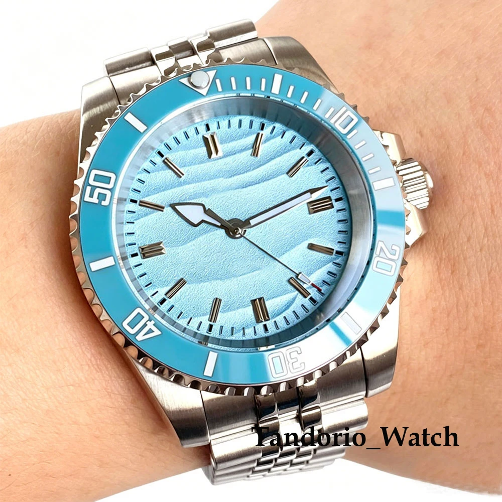 Tandorio 40mm 10ATM Stainless Steel Men's Automatic Diver Watch For Miyota 8215 Asia 2824 Sapphire Glass Mechanical Wristwatch
Tandorio 40mm 10ATM Stainless Steel Men's Automatic Diver Watch For Miyota 8215 Asia 2824 Sapphire Glass Mechanical Wristwatch