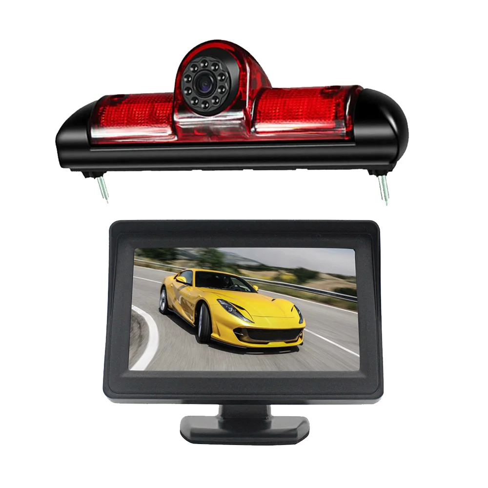 170 degree Rear View Camera Brake Light & 4.3Inch Monitor for FIAT Ducato CITROEN Jumper PEUGEOT Boxer 2006-2015
170 degree Rear View Camera Brake Light & 4.3Inch Monitor for FIAT Ducato CITROEN Jumper PEUGEOT Boxer 2006-2015