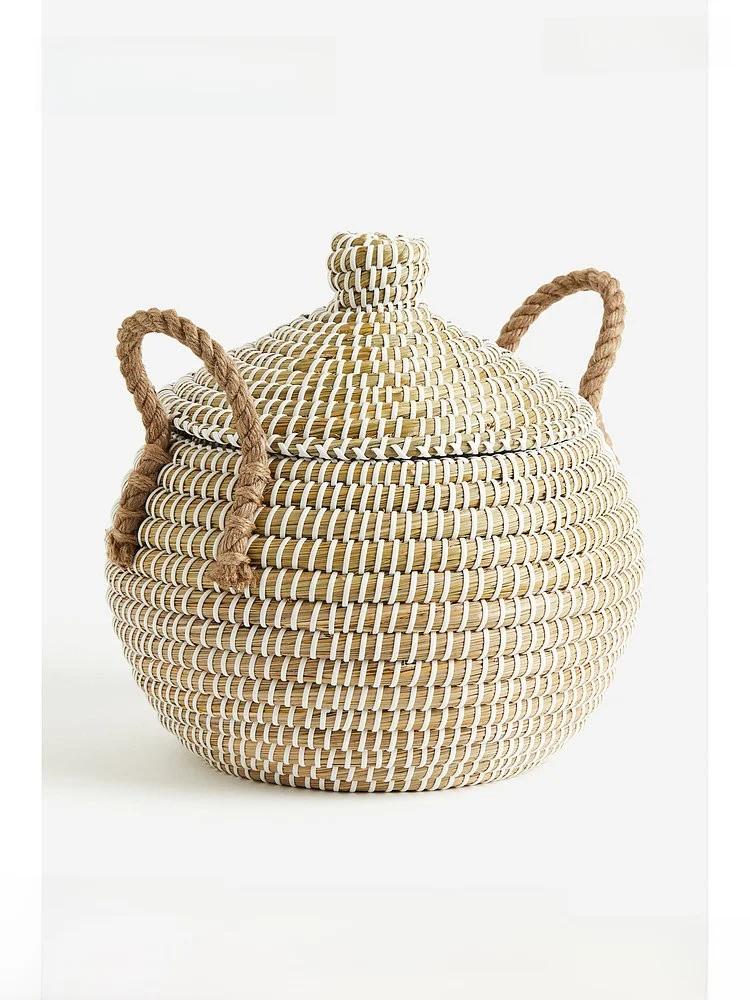 H&M HOME Маленькая плетеная корзина для хранения с крышкой, органайзер для весенней организации, для хранения мелочей, утвари и прочего.
H&M HOME Маленькая плетеная корзина для хранения с крышкой, органайзер для весенней организации, для хранения мелочей, утвари и прочего.