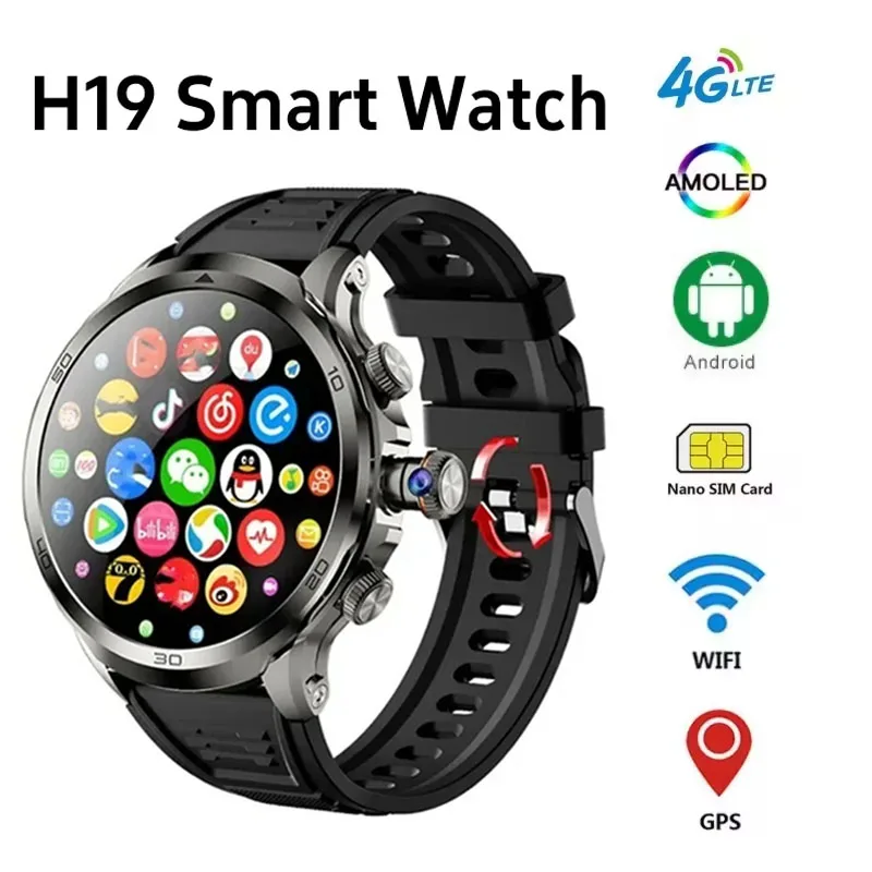 32GB+256GB H19 Smart Watch 4G LTE Full Netcom Android Smartwatch 900W Rotating Camera GPS WIFI Google Play Store Download Apps
32GB+256GB H19 Smart Watch 4G LTE Full Netcom Android Smartwatch 900W Rotating Camera GPS WIFI Google Play Store Download Apps