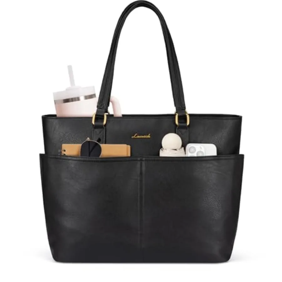 Laptop Bag for Women Vintage Leather Work Tote Bags with Large Cup Holder Teacher Nurse Medical Professional Computer Bag Offic
Laptop Bag for Women Vintage Leather Work Tote Bags with Large Cup Holder Teacher Nurse Medical Professional Computer Bag Offic
