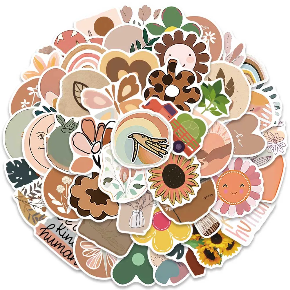 50pcs Retro Cartoon Aesthetic Boho Stickers For Laptop Phone Guitar Luggage Diary Waterproof Graffiti Vinyl Decals
50pcs Retro Cartoon Aesthetic Boho Stickers For Laptop Phone Guitar Luggage Diary Waterproof Graffiti Vinyl Decals