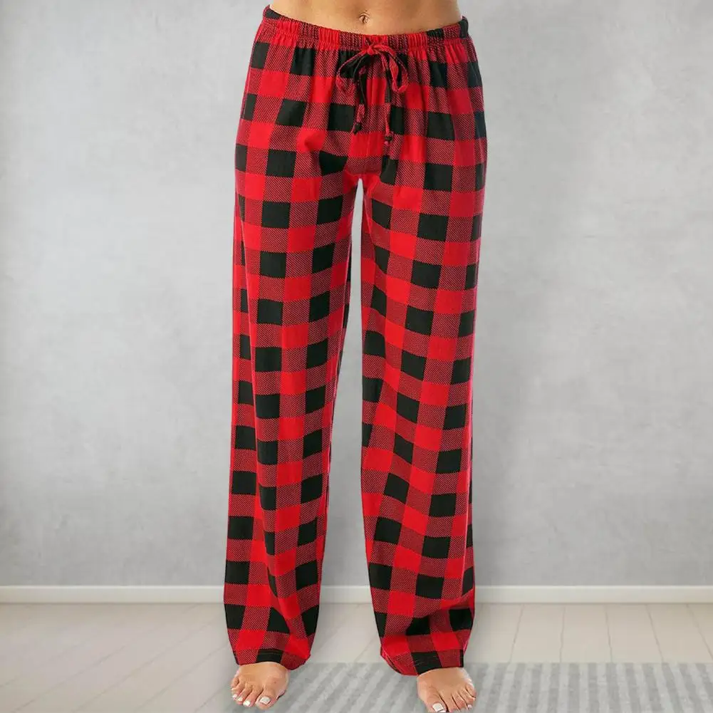 Curvy Women Lounge Pants Plaid Print Wide Leg Women's Pants with High Elastic Waist Breathable Pockets Casual for Everyday
Curvy Women Lounge Pants Plaid Print Wide Leg Women's Pants with High Elastic Waist Breathable Pockets Casual for Everyday