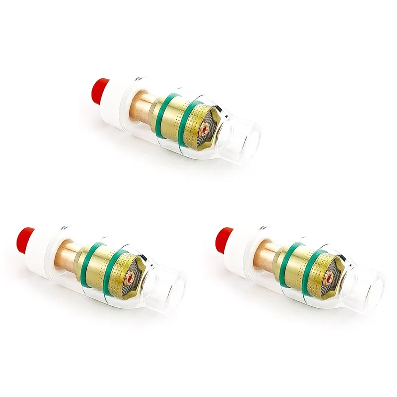PORK-3X TIG Welding TIG Gas Lens Glass Cup Nozzle Fit For WP26 17 18 Torch 2.4Mm
PORK-3X TIG Welding TIG Gas Lens Glass Cup Nozzle Fit For WP26 17 18 Torch 2.4Mm